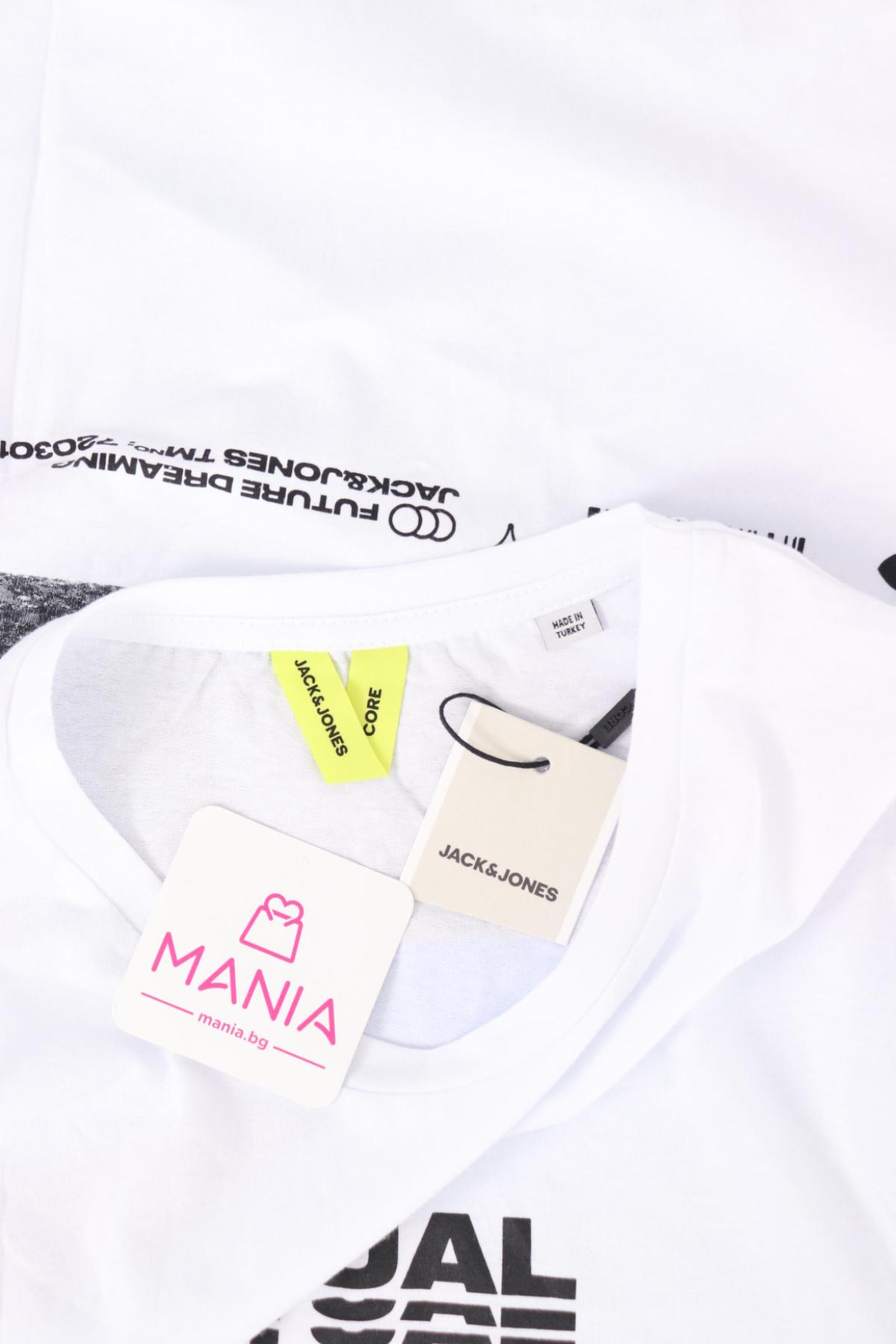 Тениска с щампа JACK & JONES3