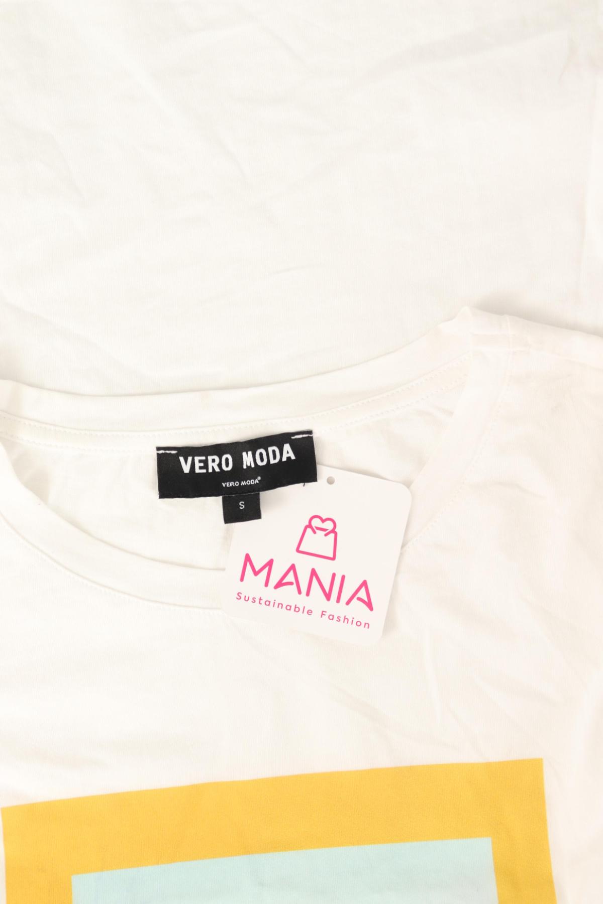 Тениска с щампа VERO MODA3