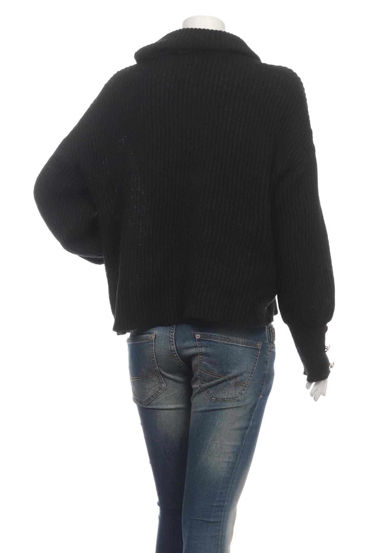 Пуловер с поло яка NO NAME2