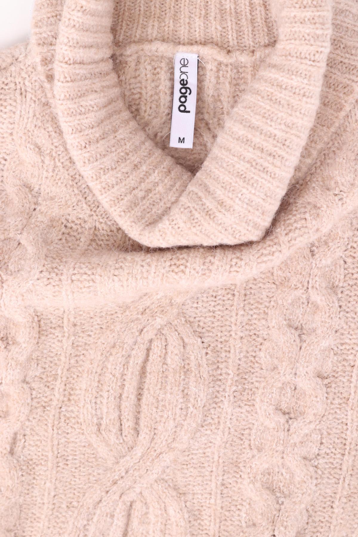 Пуловер с поло яка PAGE ONE3