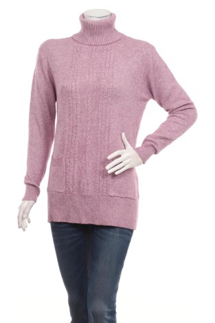 Пуловер с поло яка NO NAME