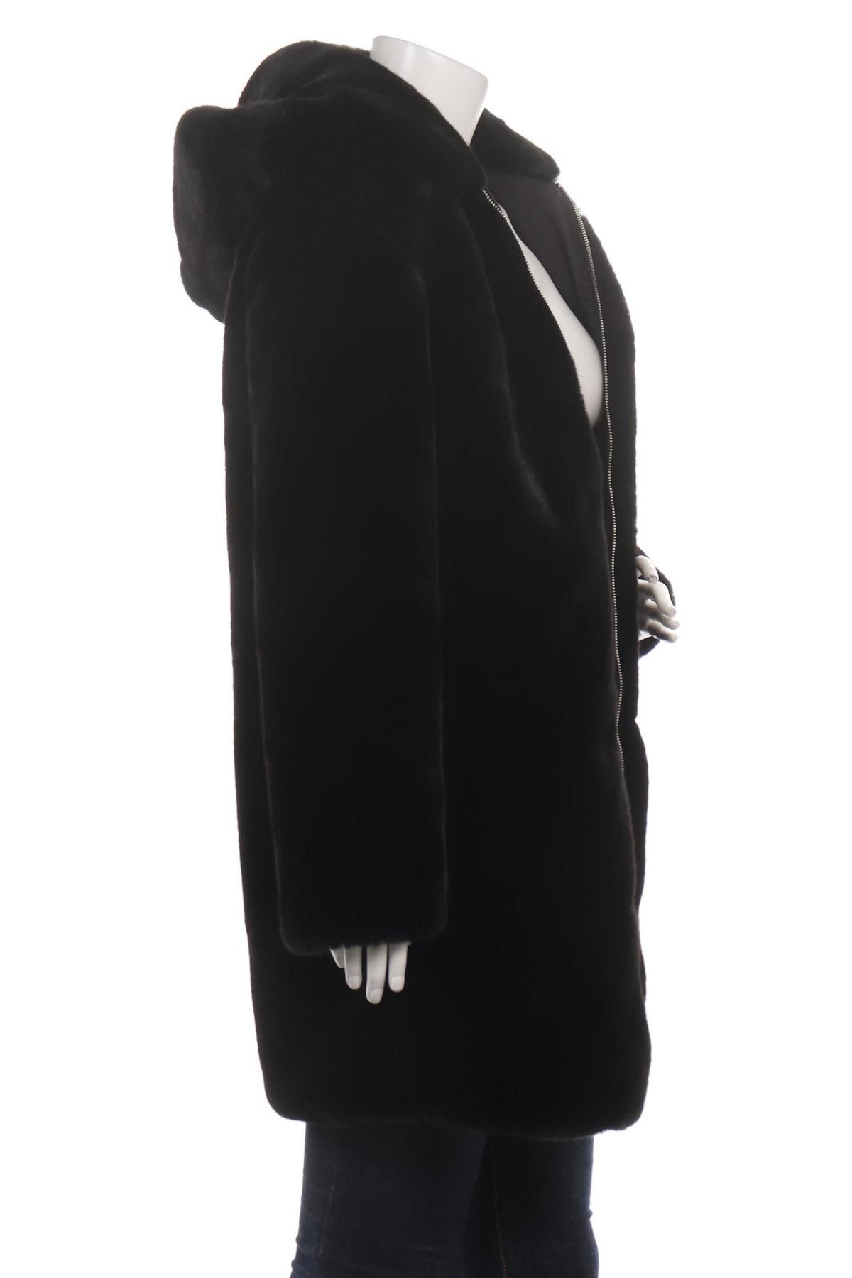 Палто с косъм MANGO3