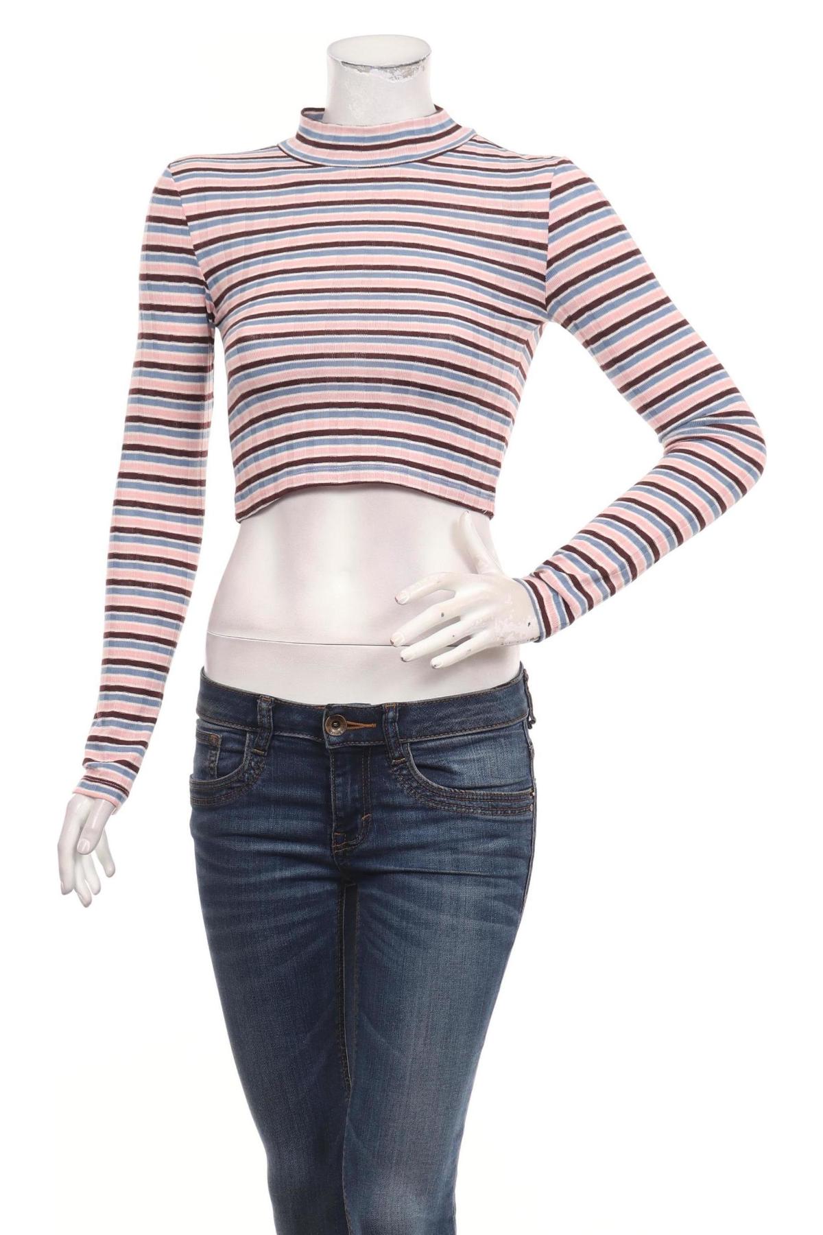 Блуза с поло яка SINSAY1