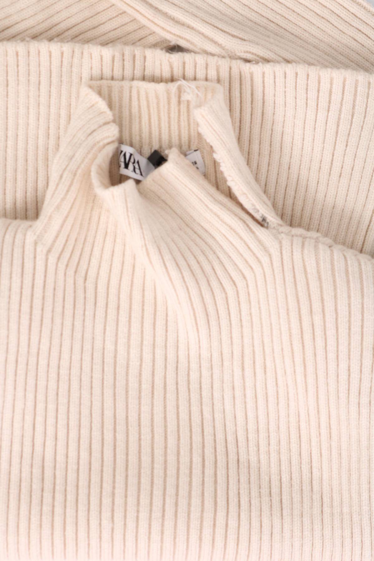 Пуловер с поло яка ZARA4