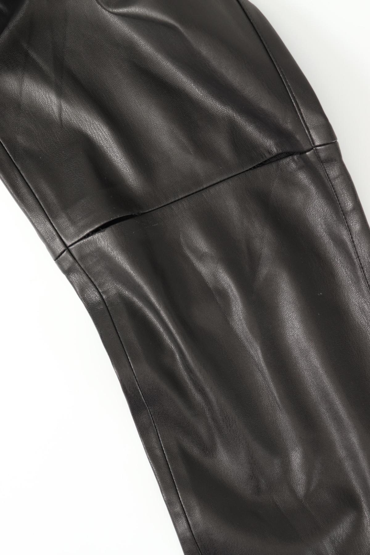 Кожен панталон MANGO5