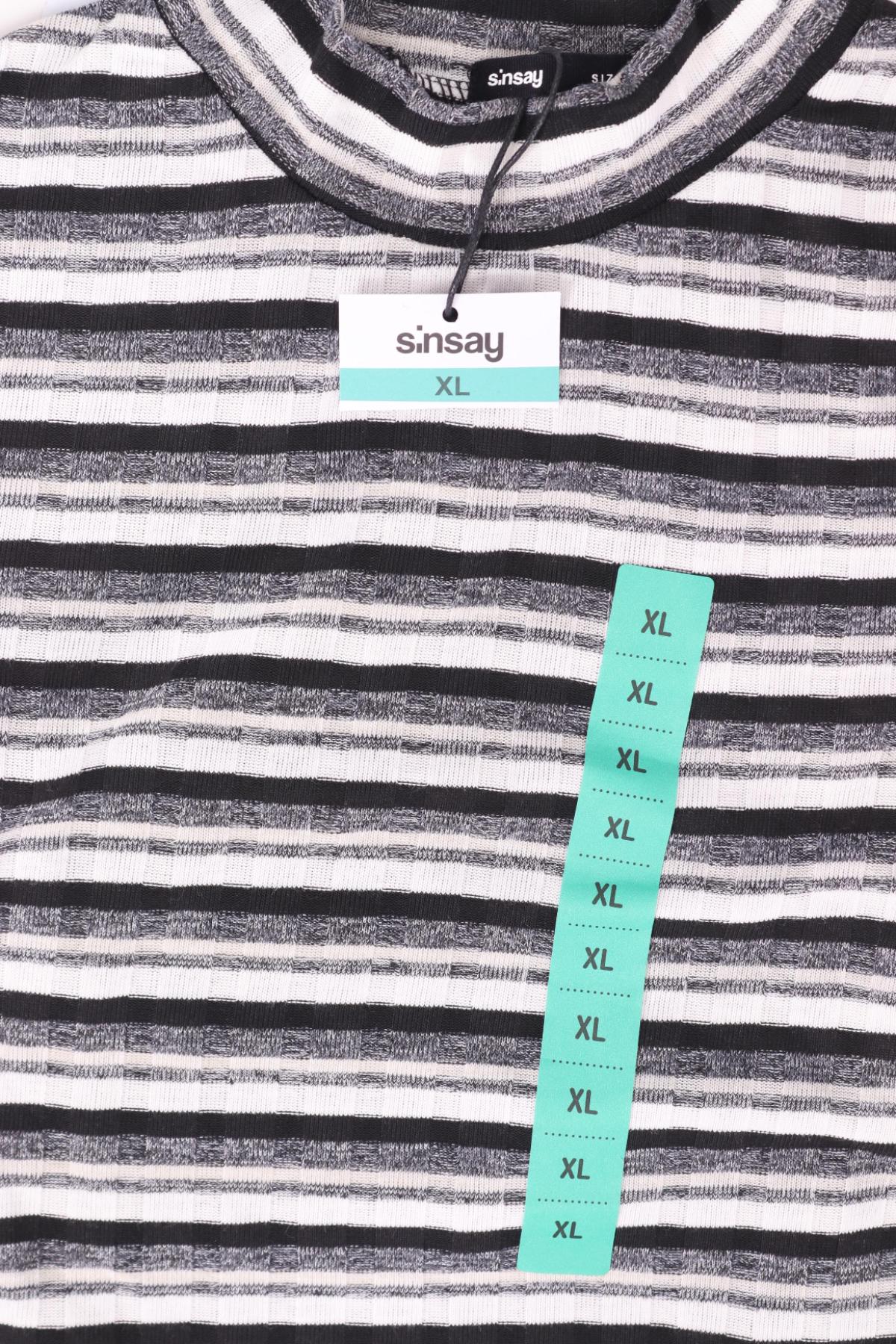 Блуза с поло яка SINSAY3