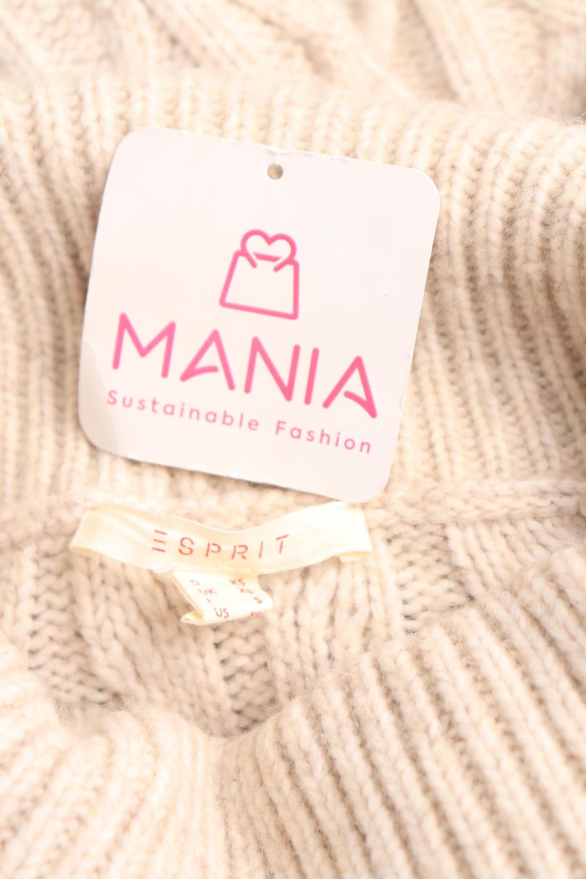 Пуловер с поло яка ESPRIT3