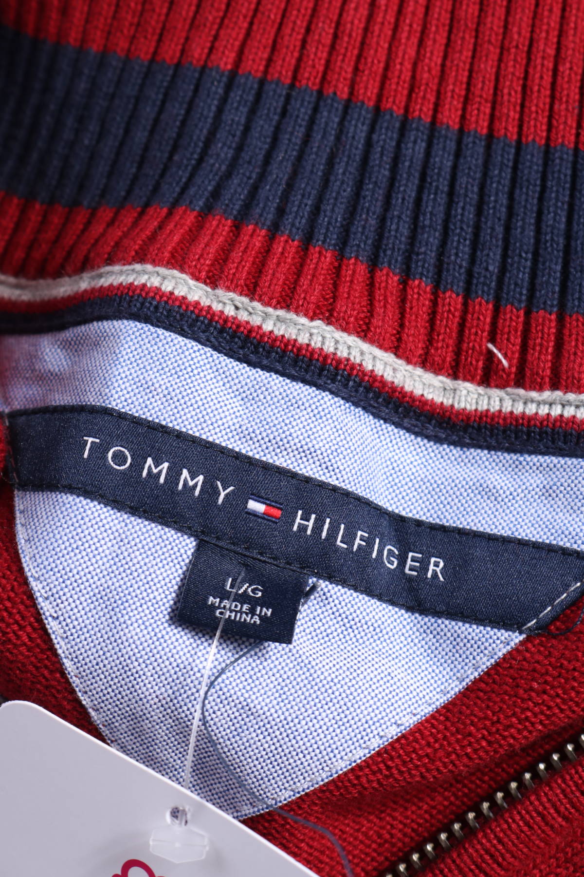 Пуловер с поло яка TOMMY HILFIGER3