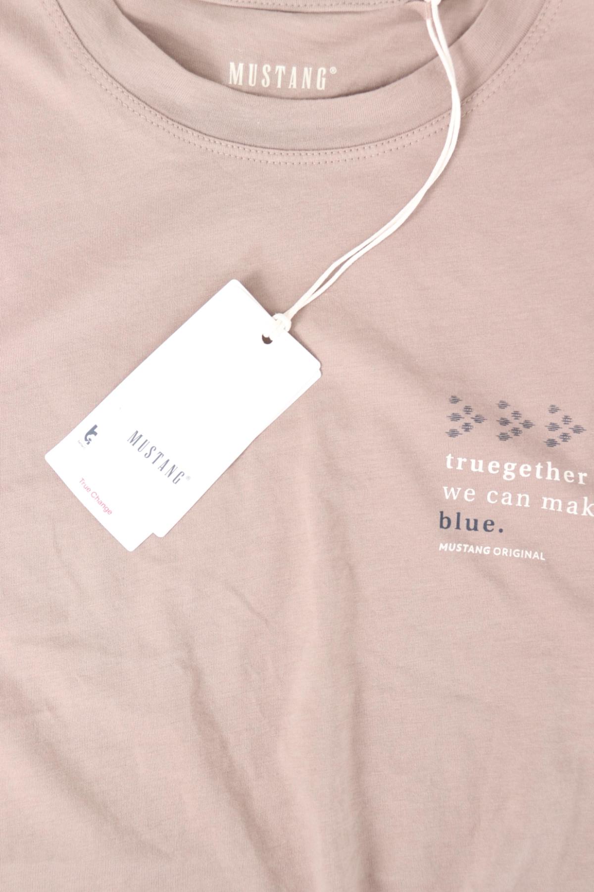 Тениска с щампа MUSTANG3