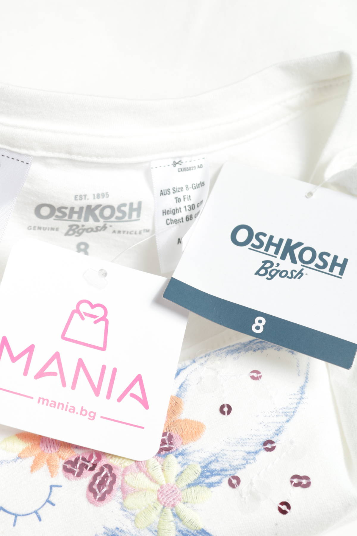 Детска тениска OSHKOSH3 - Mania Детска тениска OSHKOSH3