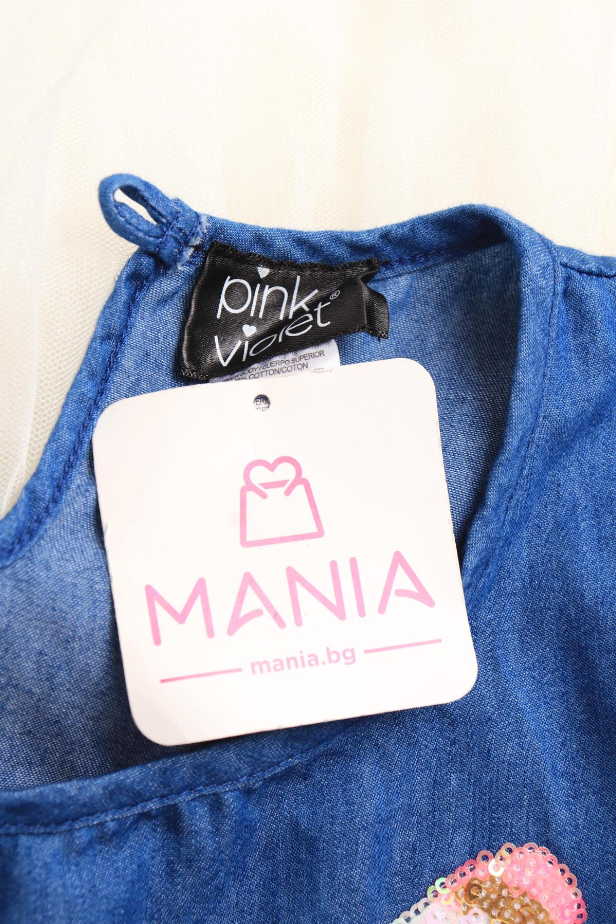 Детска рокля PINK & VIOLET3