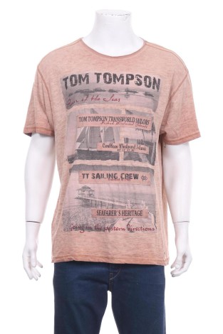 Tricou cu imprimeu TOM TOMPSON