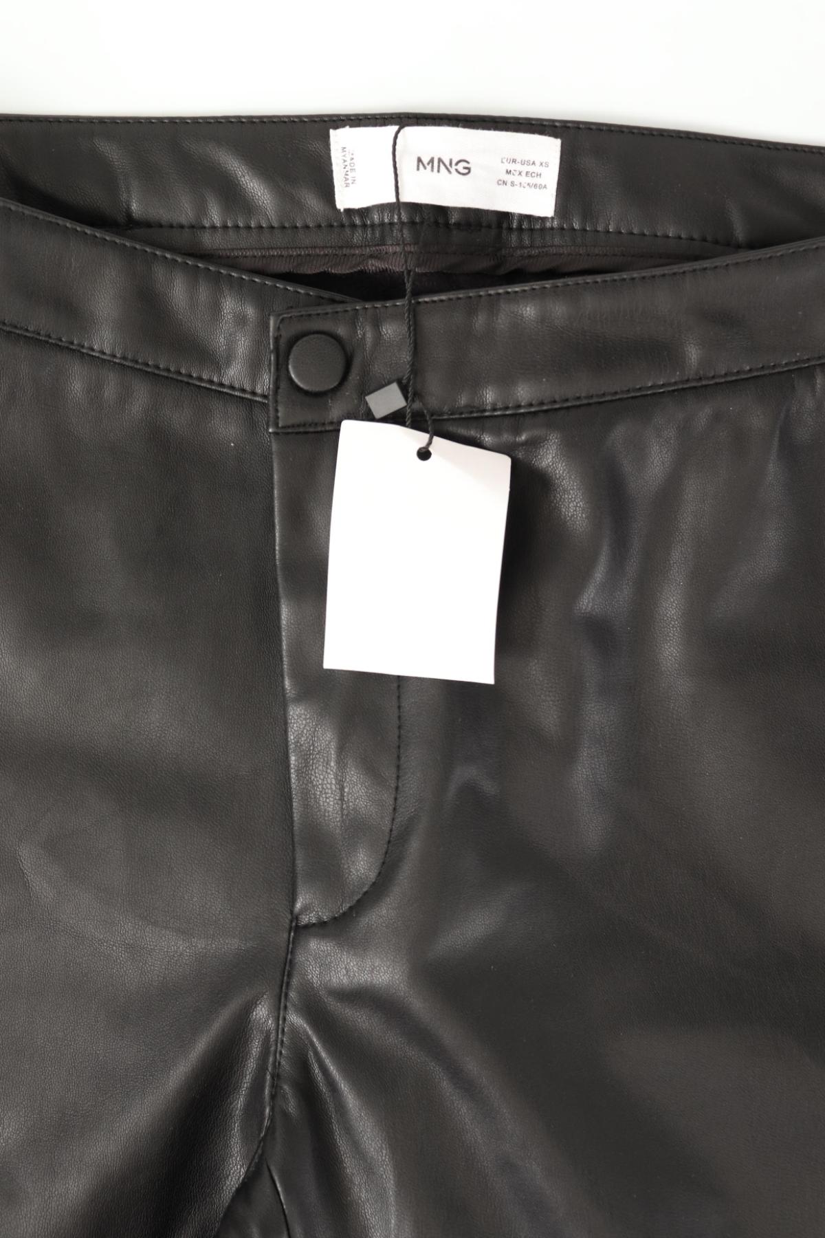 Кожен панталон MANGO4