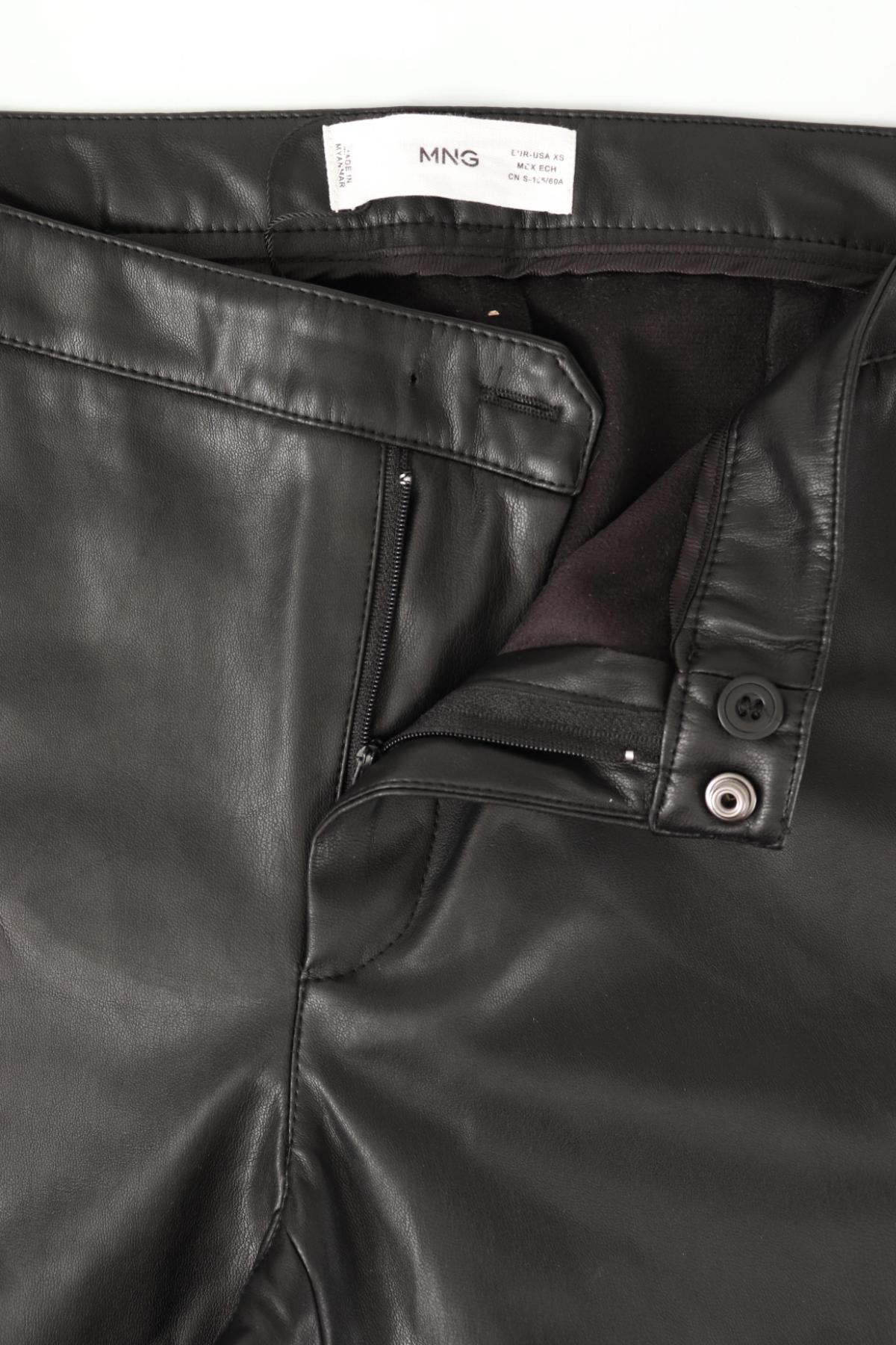 Кожен панталон MANGO5