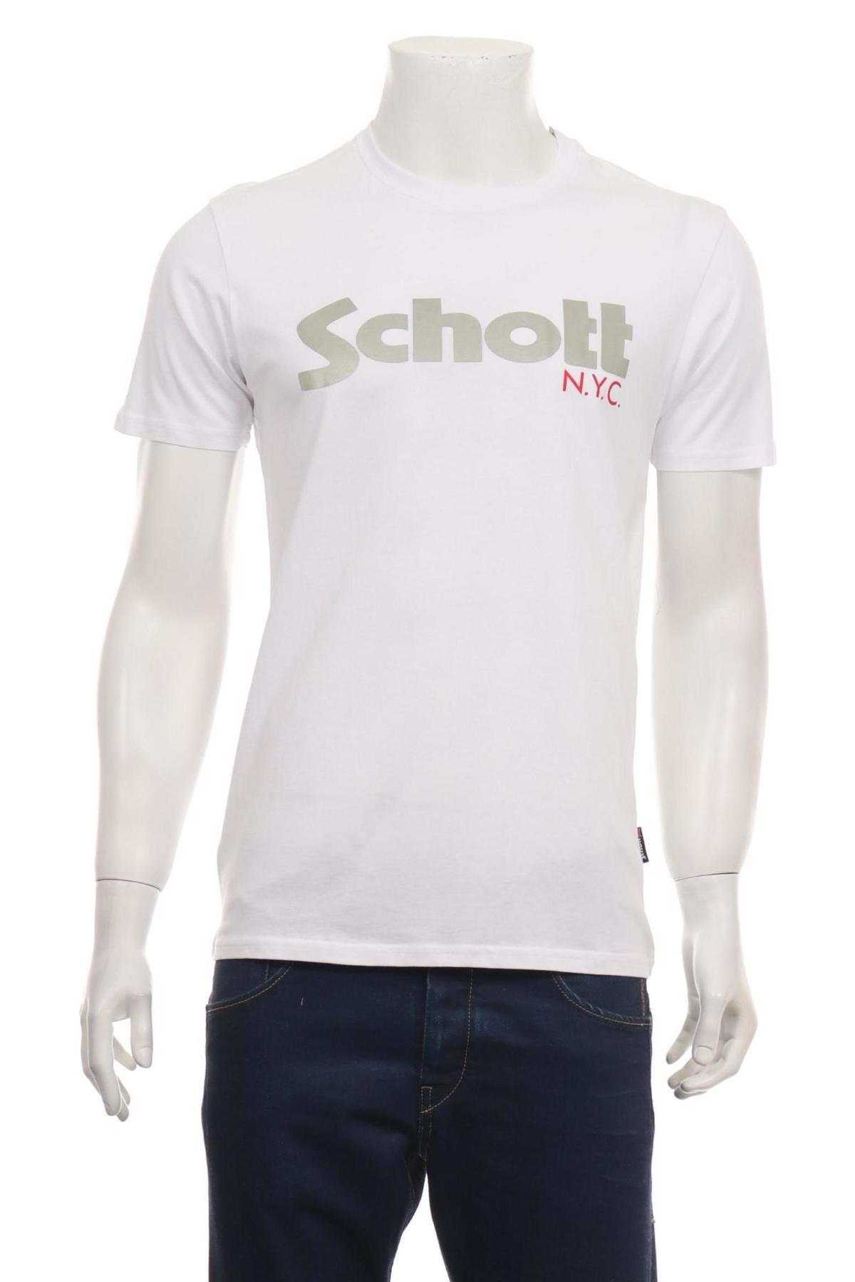 Тениска с щампа SCHOTT NYC1