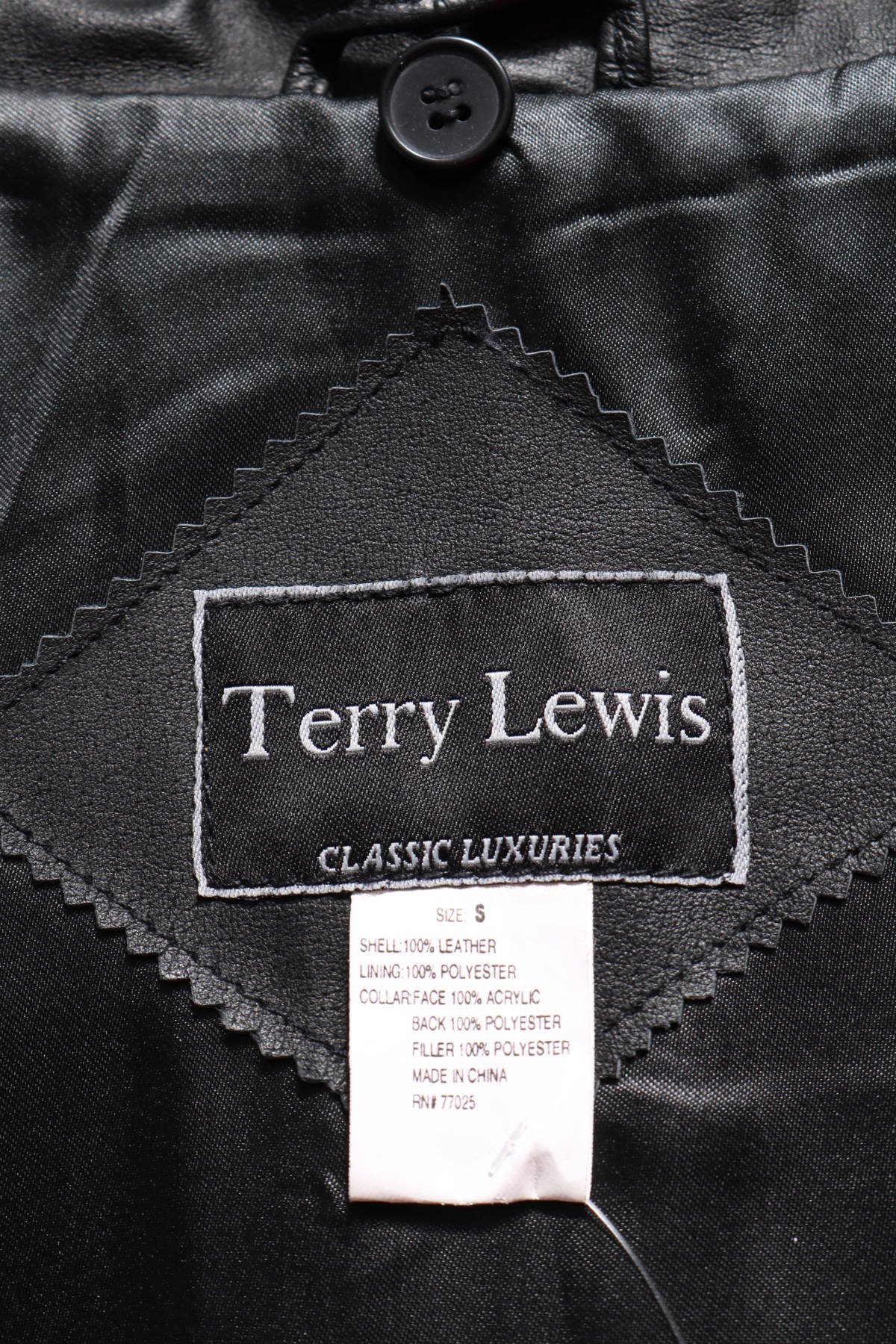 Кожено палто TERRY LEWIS3