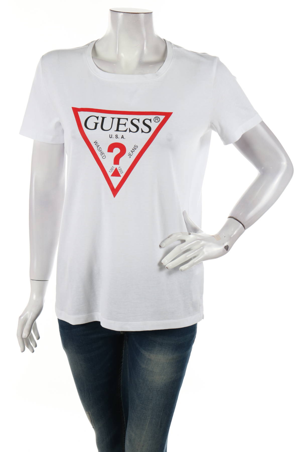 Тениска с щампа GUESS1