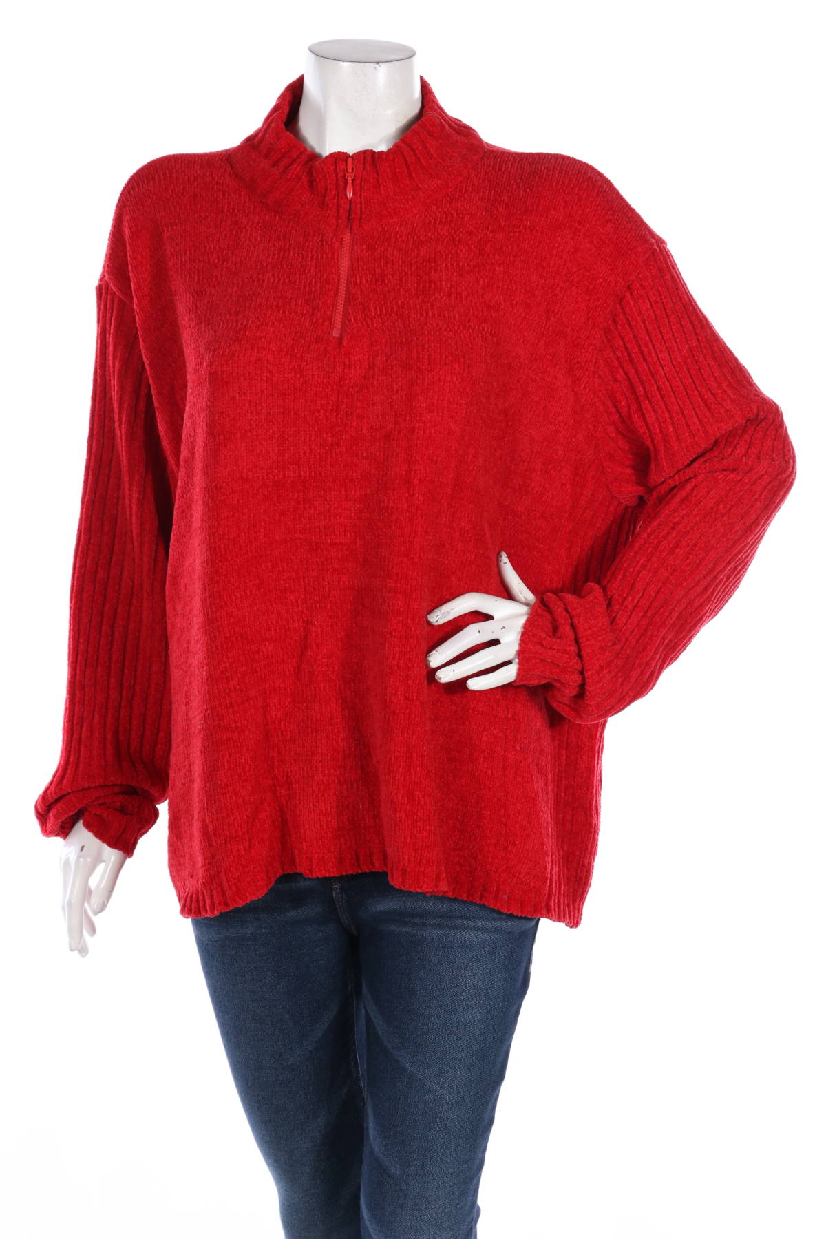 Пуловер с поло яка CLASSIC ELEMENTS WOMAN1