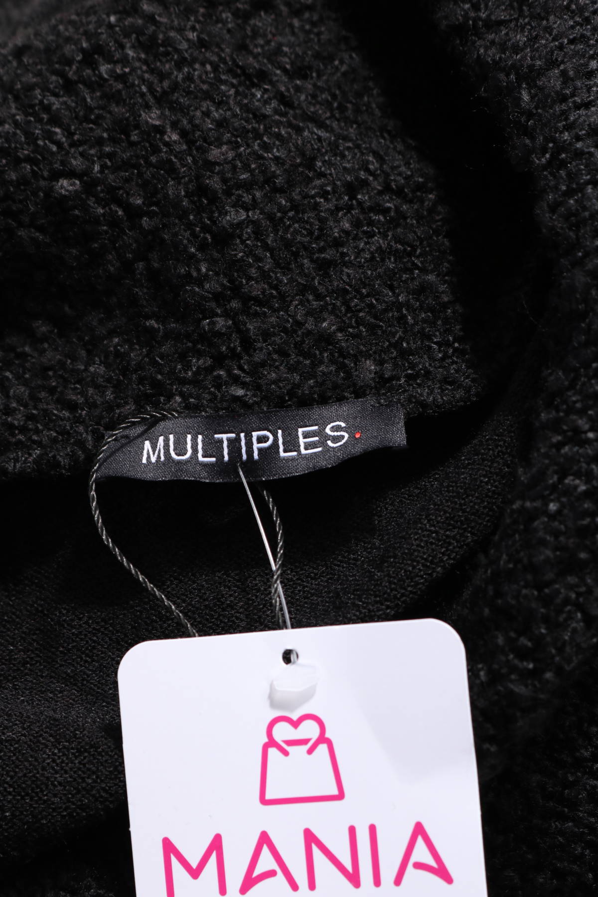 Пуловер с поло яка MULTIPLES3