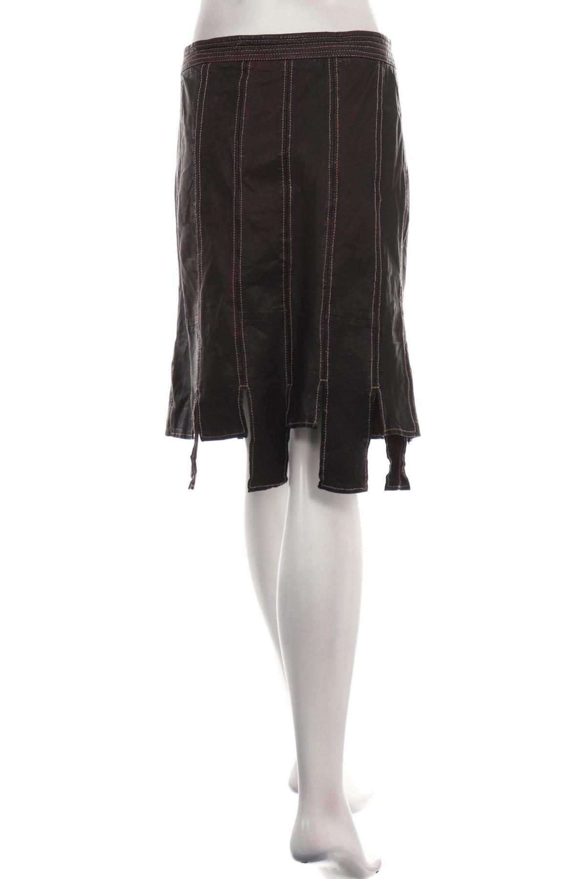 Кожена пола CRETON JEANS2