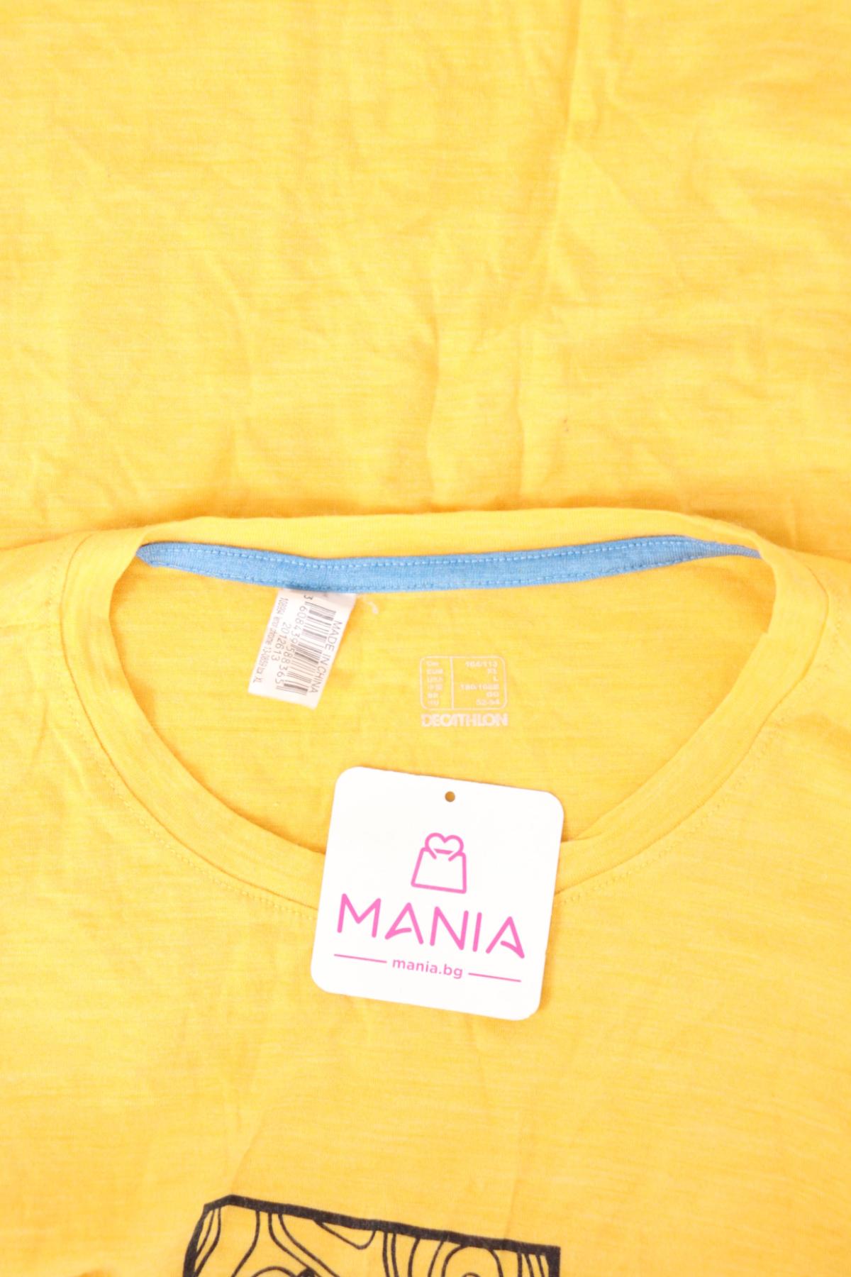 Тениска с щампа DECATHLON3