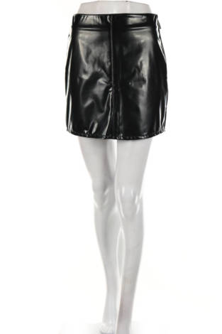 Кожена пола Topshop Moto - Mania Кожена пола Topshop Moto