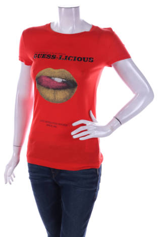 Тениска с щампа Guess - Mania Тениска с щампа Guess
