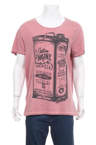 Tricou cu imprimeu CAMP DAVID