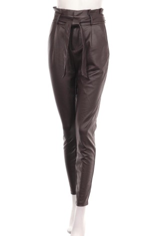 Pantalon din piele VERO MODA