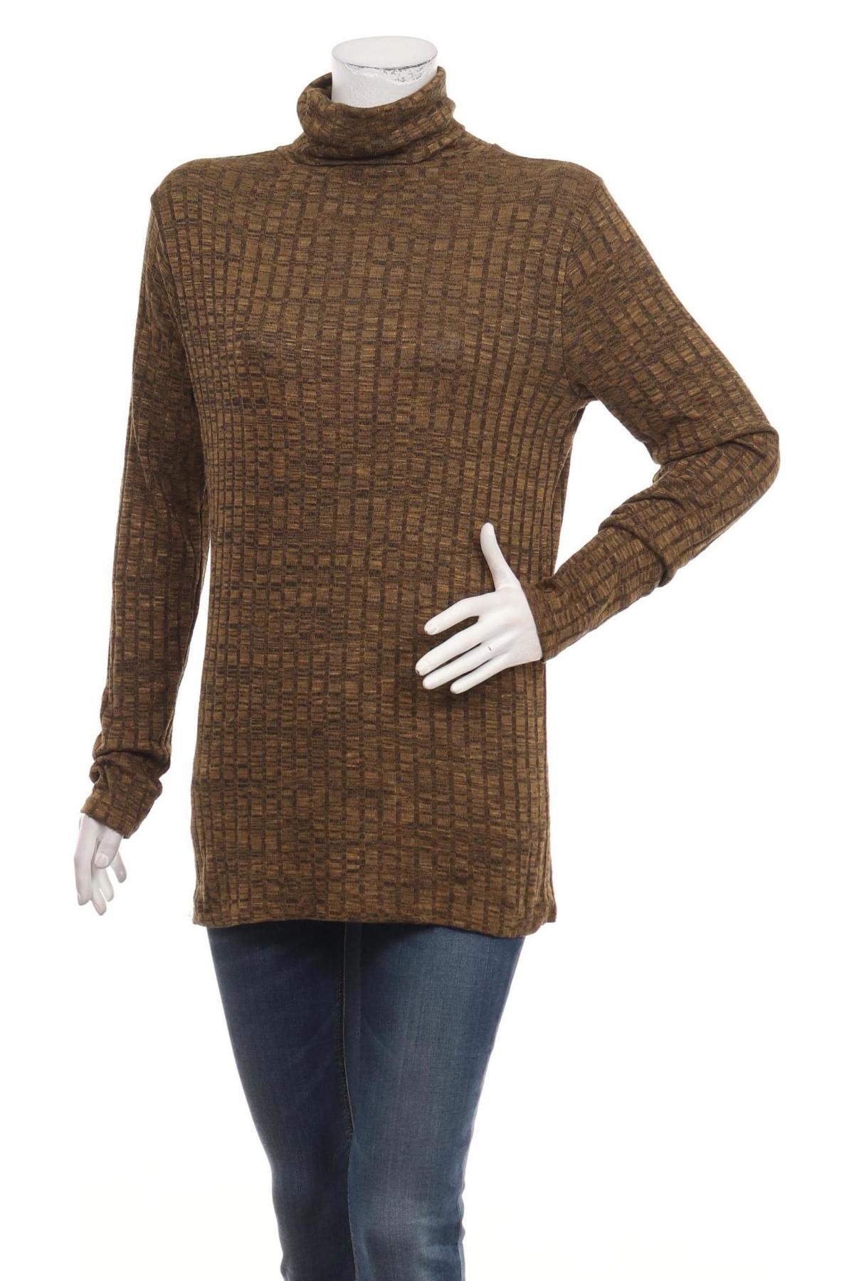 Пуловер с поло яка NO NAME1