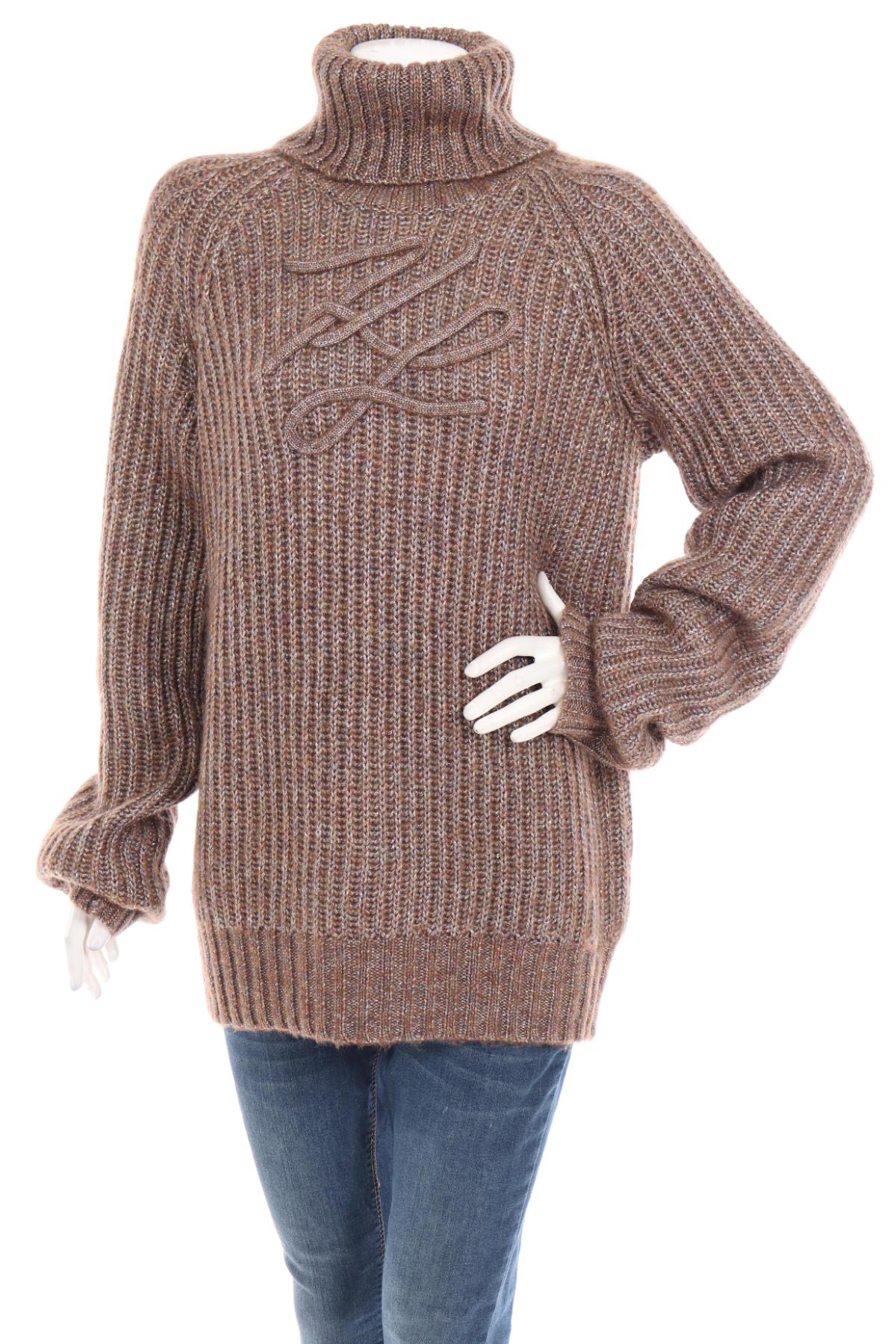 Пуловер с поло яка KARL LAGERFELD1