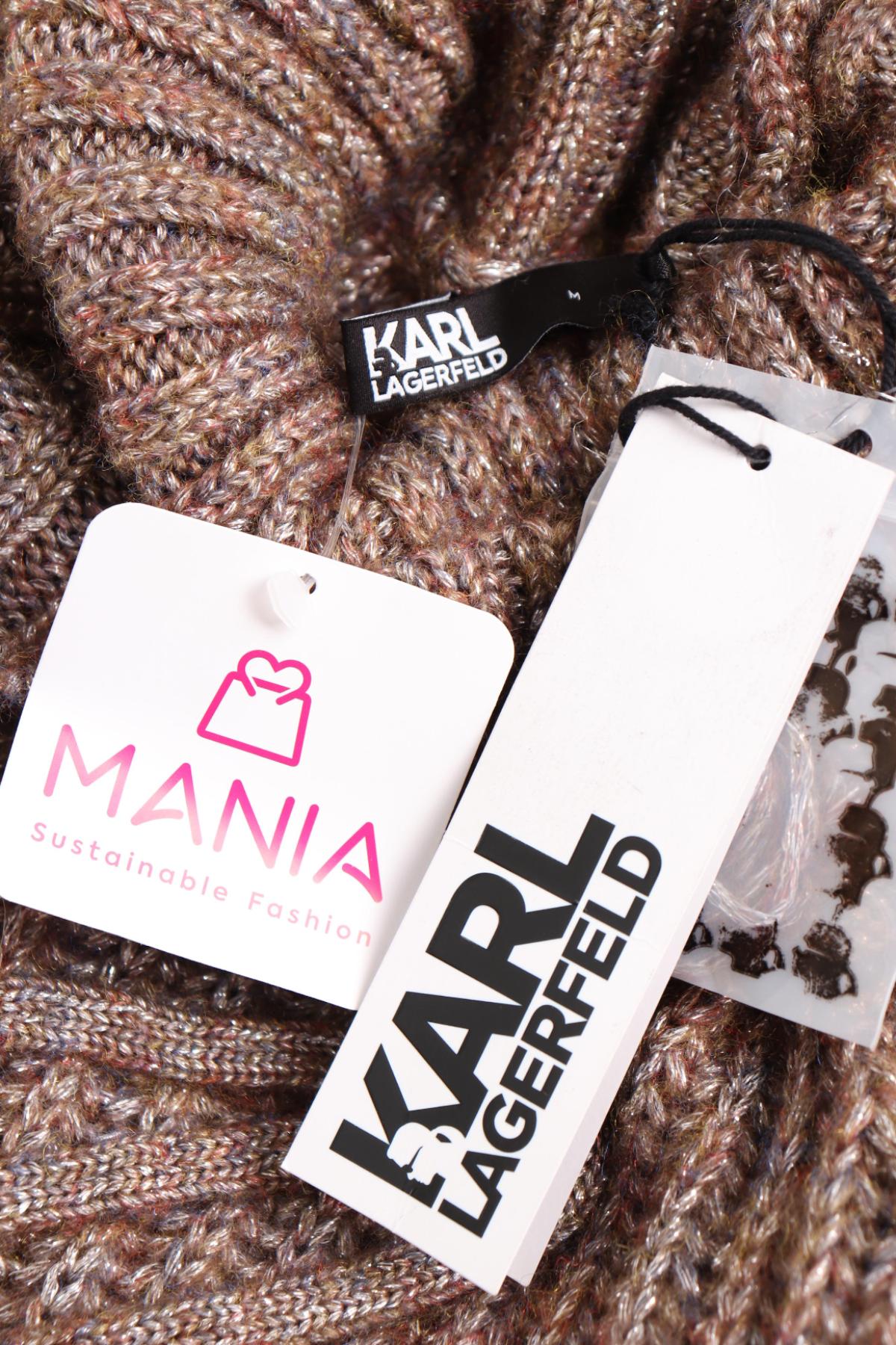 Пуловер с поло яка KARL LAGERFELD3