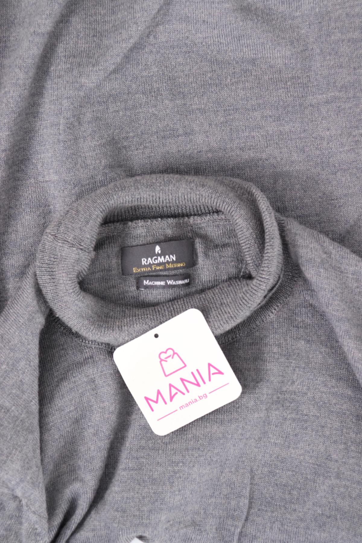 Пуловер с поло яка RAGMAN3