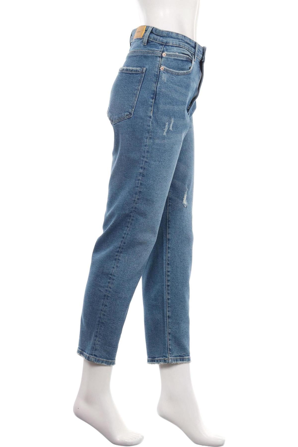 Дънки с висока талия STRADIVARIUS3