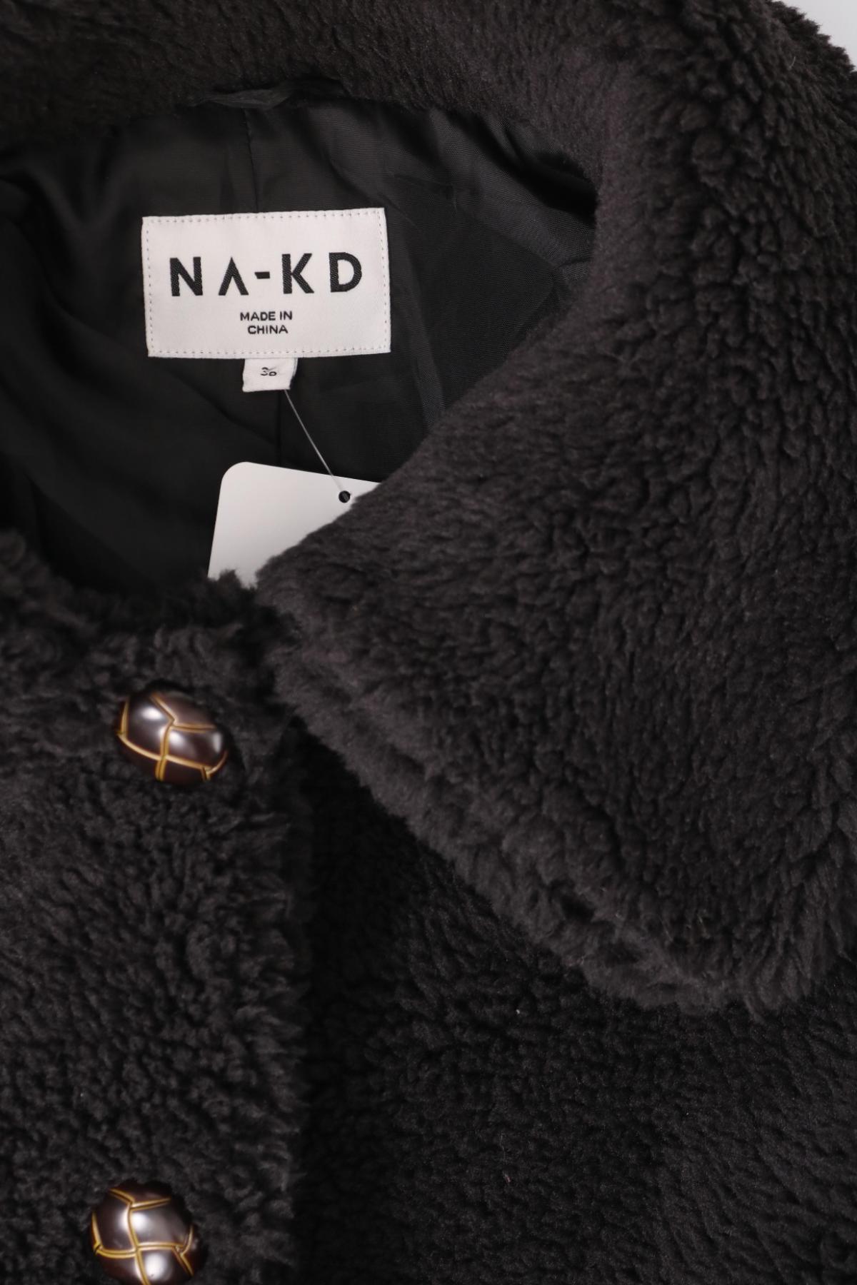 Палто с косъм NA-KD3
