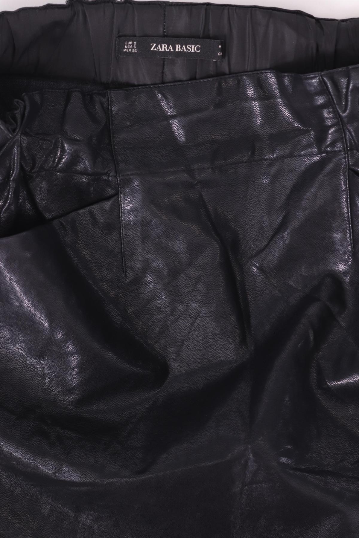 Кожена пола ZARA BASIC3