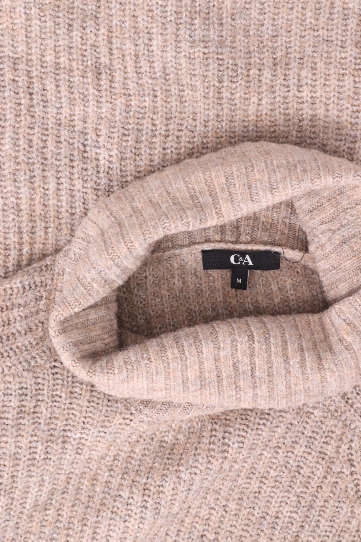 Пуловер с поло яка C&A3