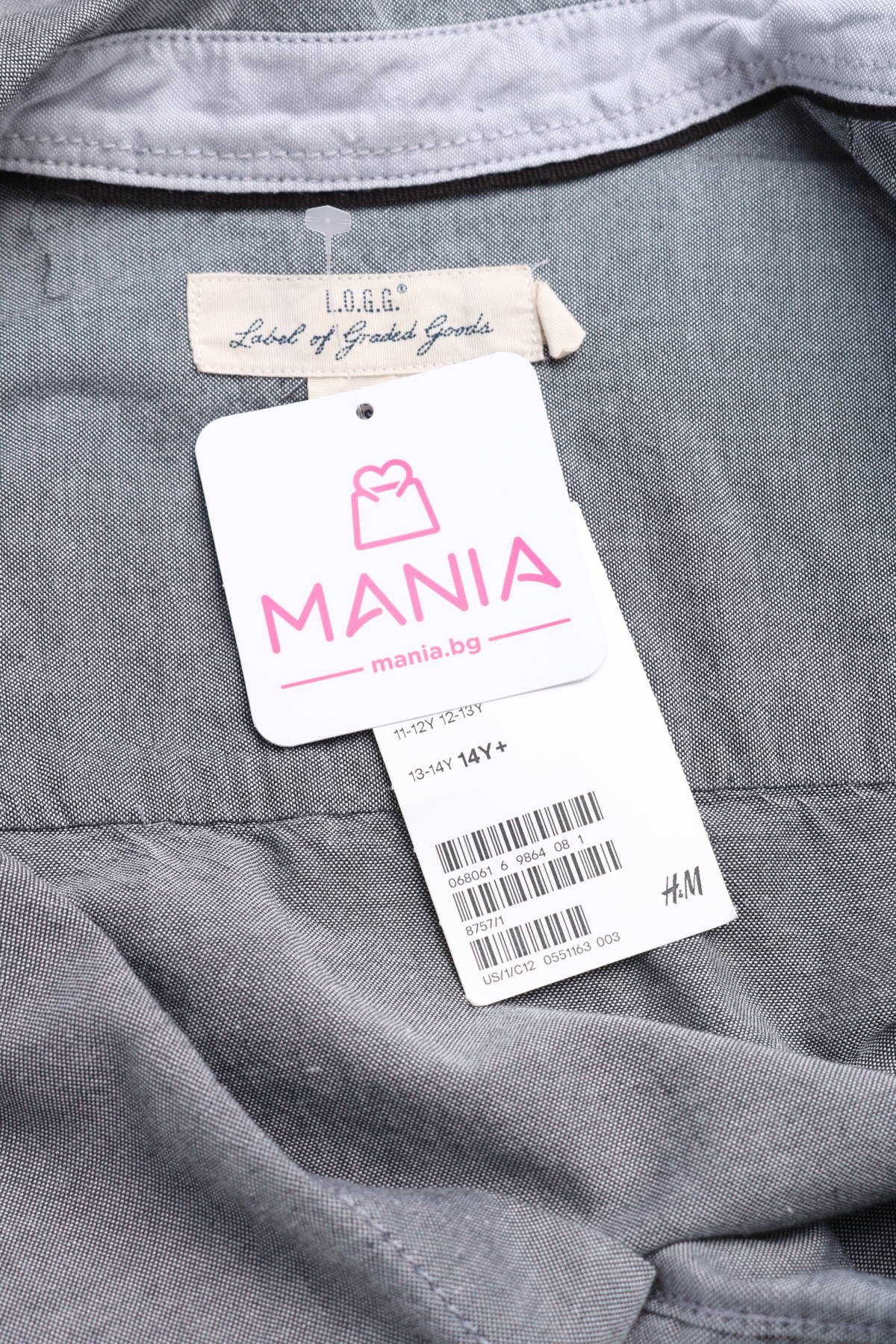 Детска риза H&M L.o.g.g3 - Mania Детска риза H&M L.o.g.g3