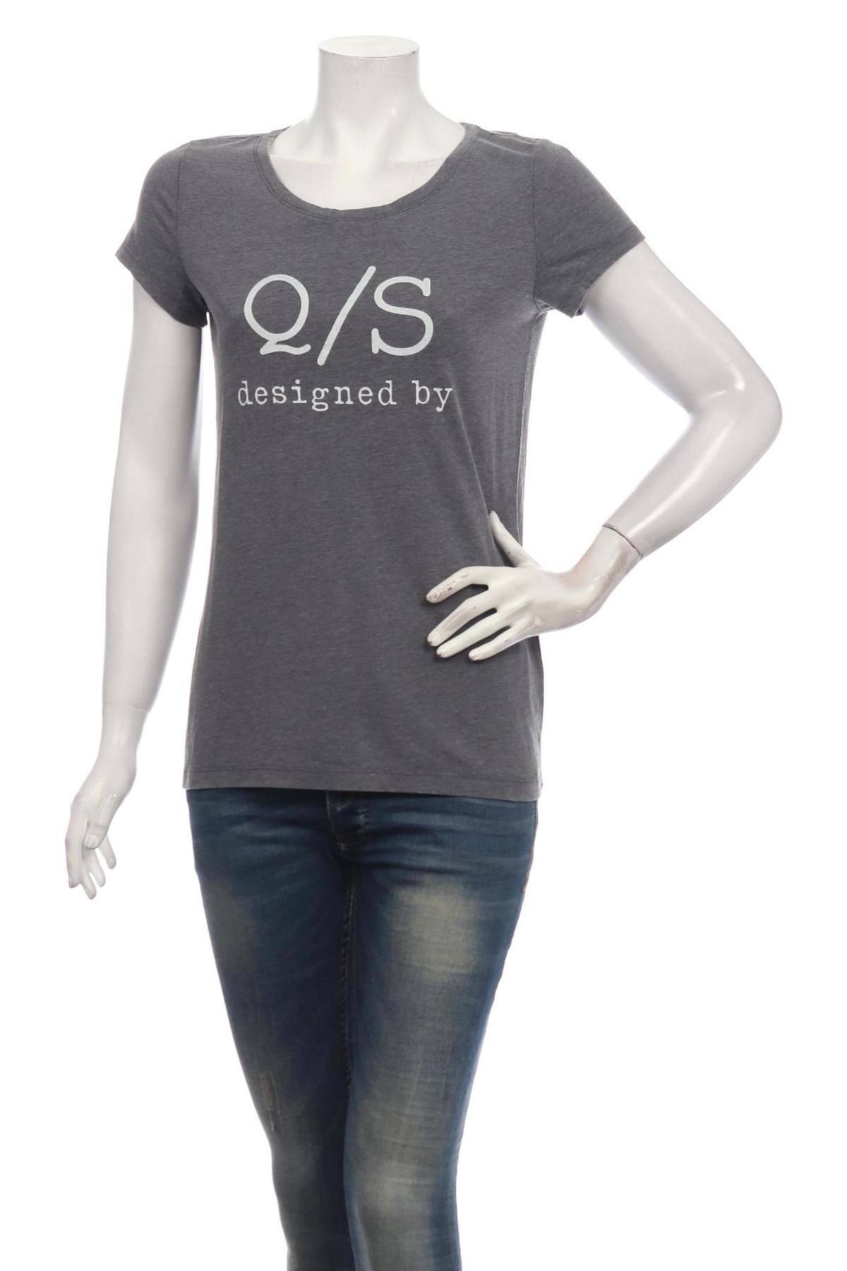 Тениска с щампа Q/S DESIGNED BY S.OLIVER1
