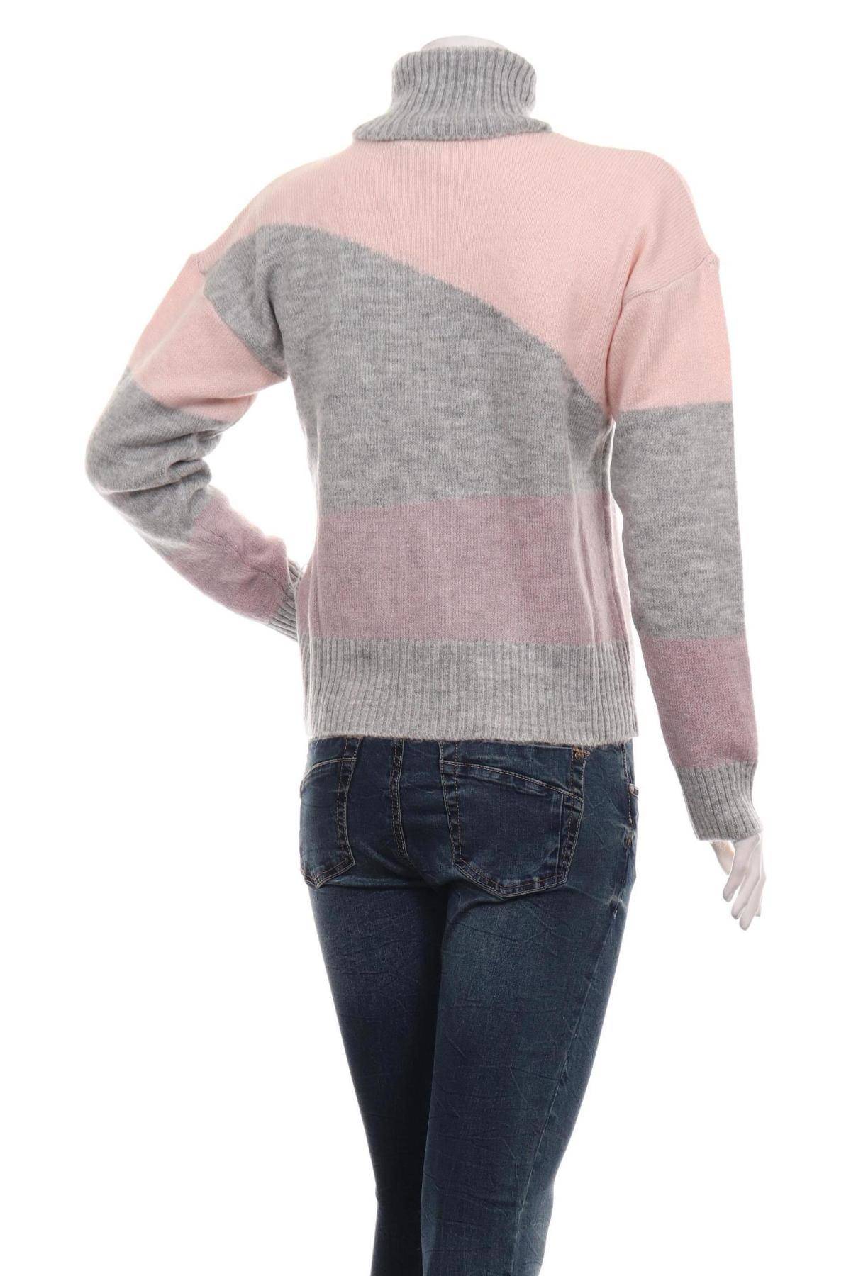 Пуловер с поло яка NA-KD2