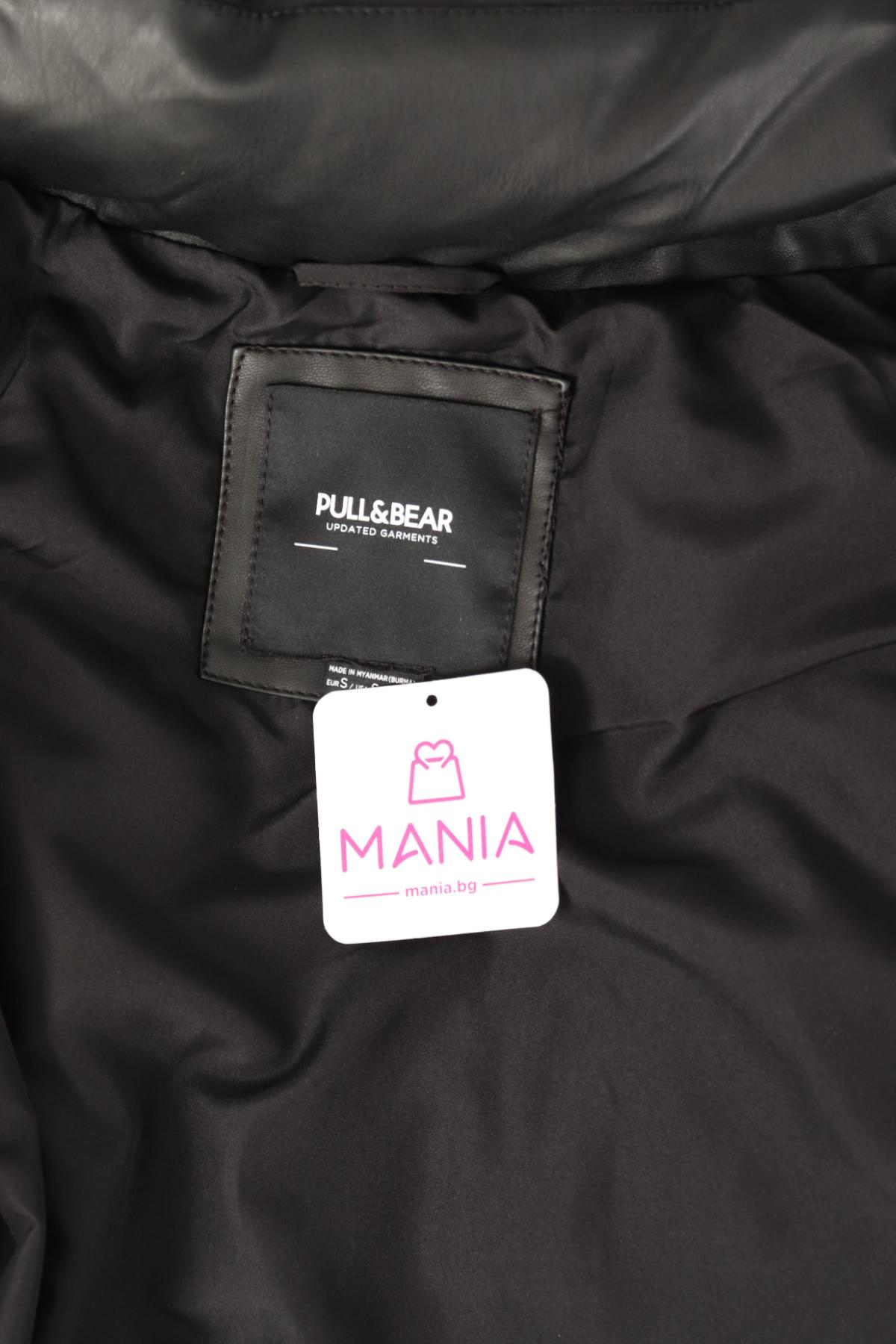 Кожено яке PULL&BEAR4