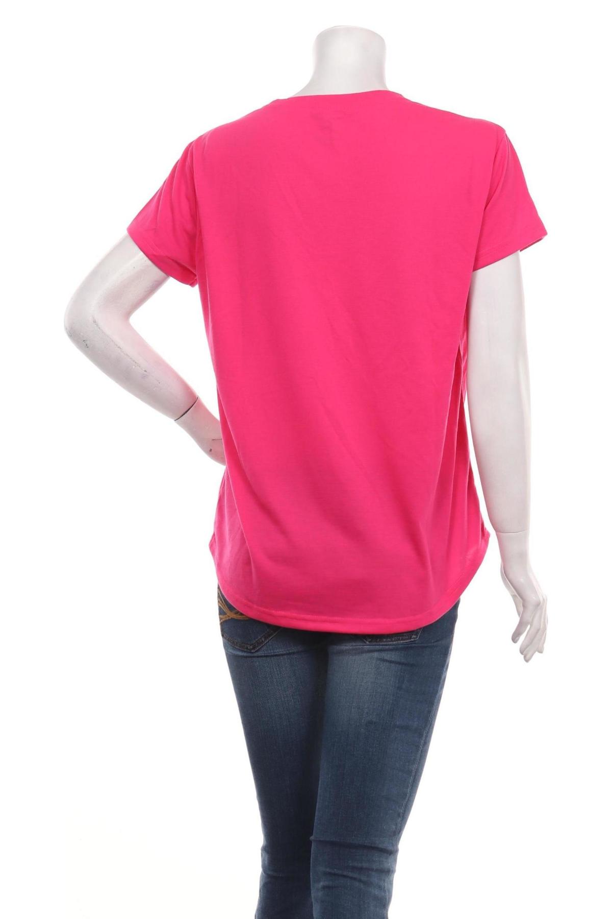 Тениска с щампа SHEIN2