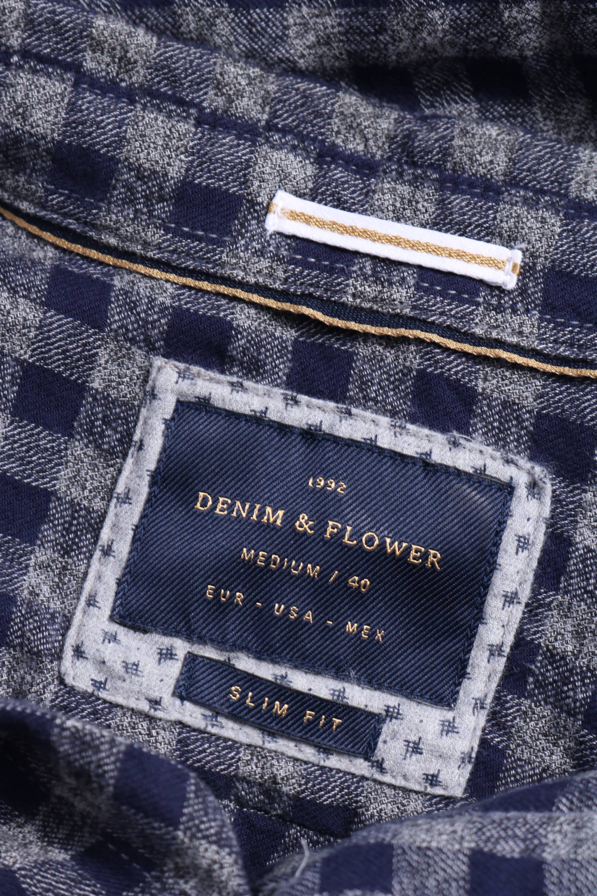 Риза DENIM&FLOWER3