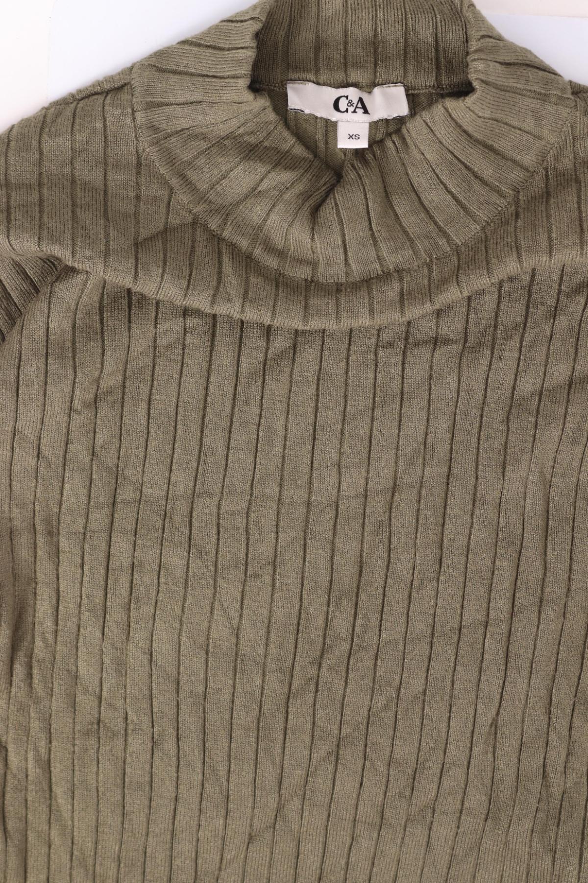 Пуловер с поло яка C&A3