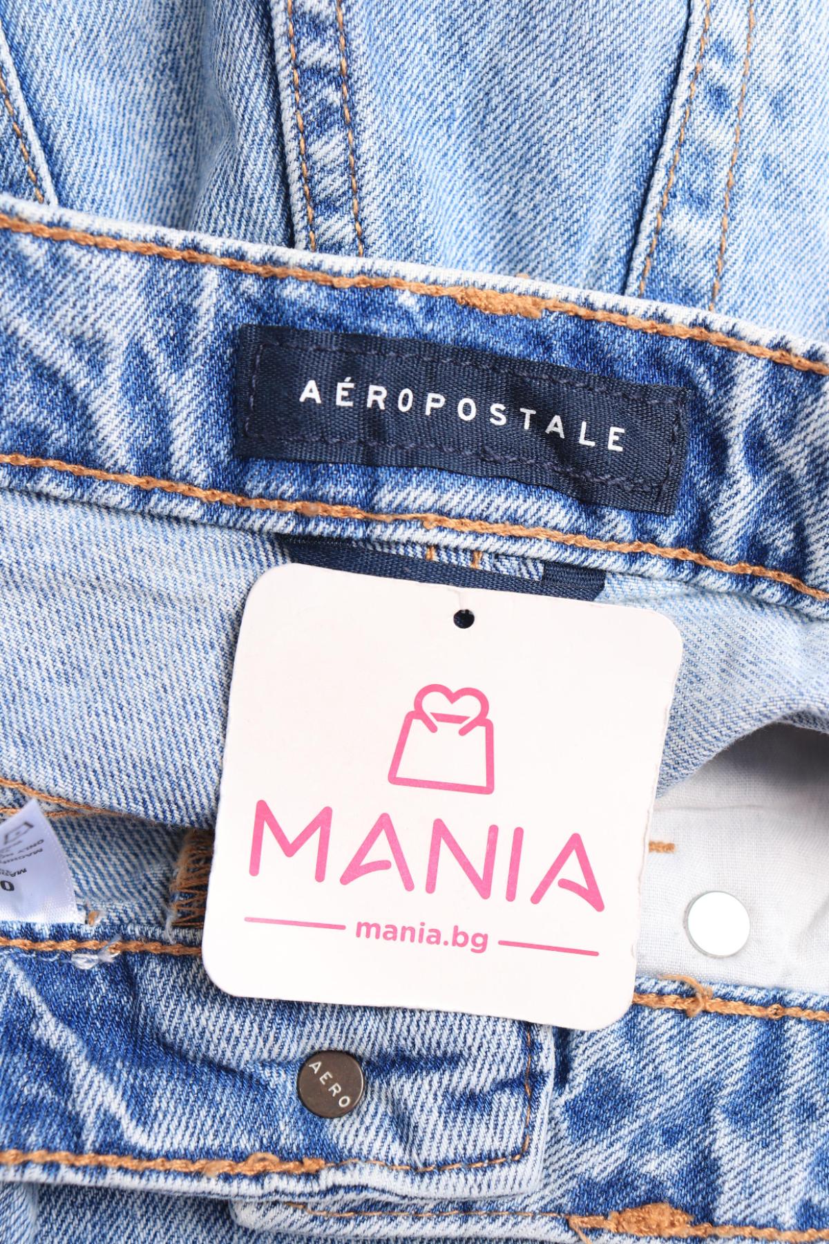 Дънки с висока талия AEROPOSTALE3