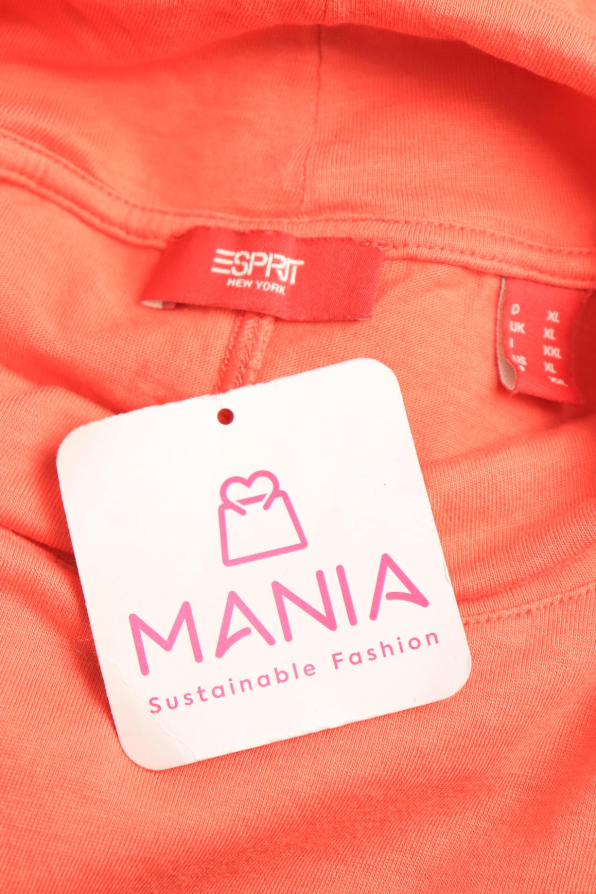 Блуза с поло яка ESPRIT3