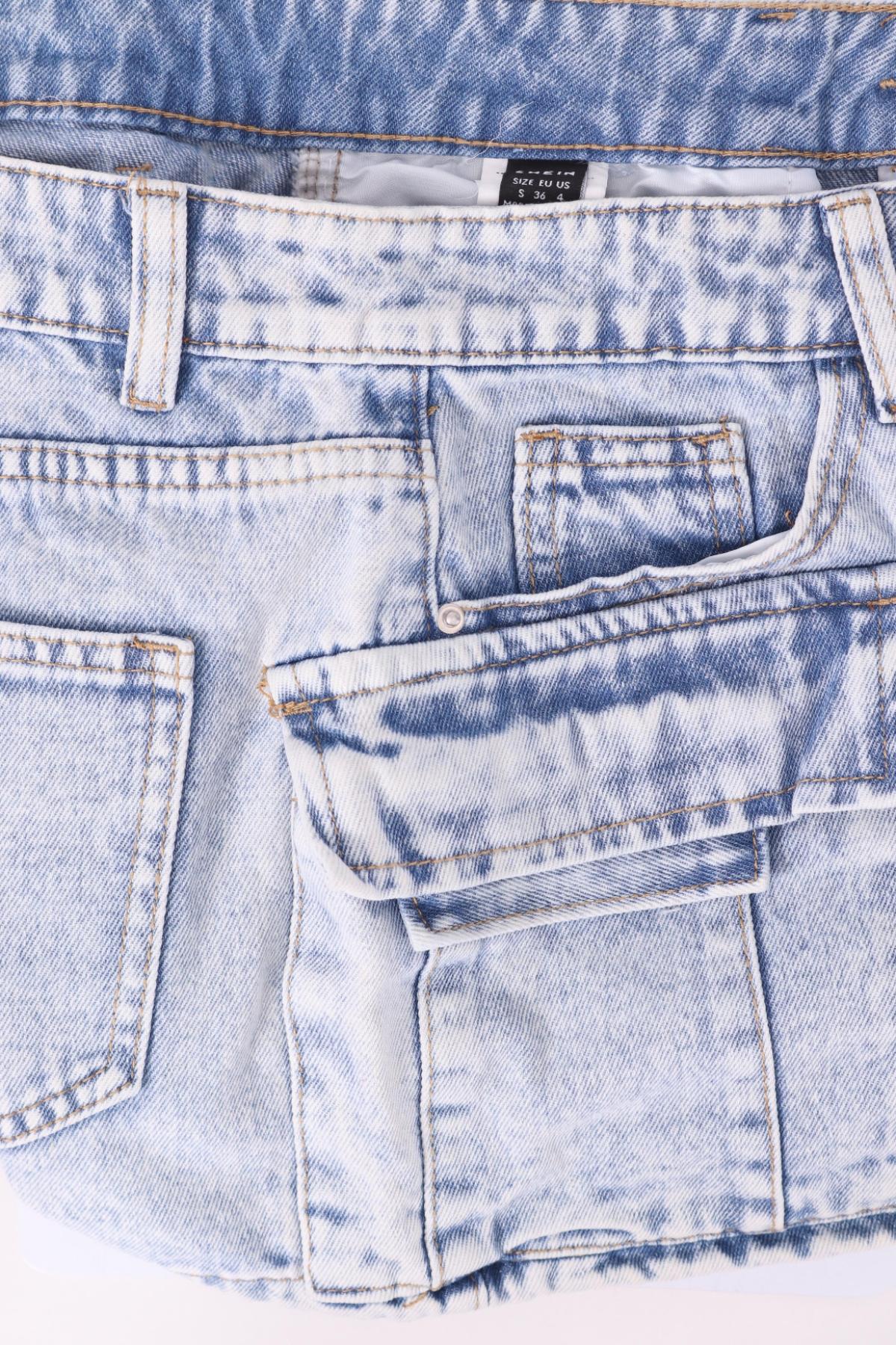 Дънкова пола SHEIN3