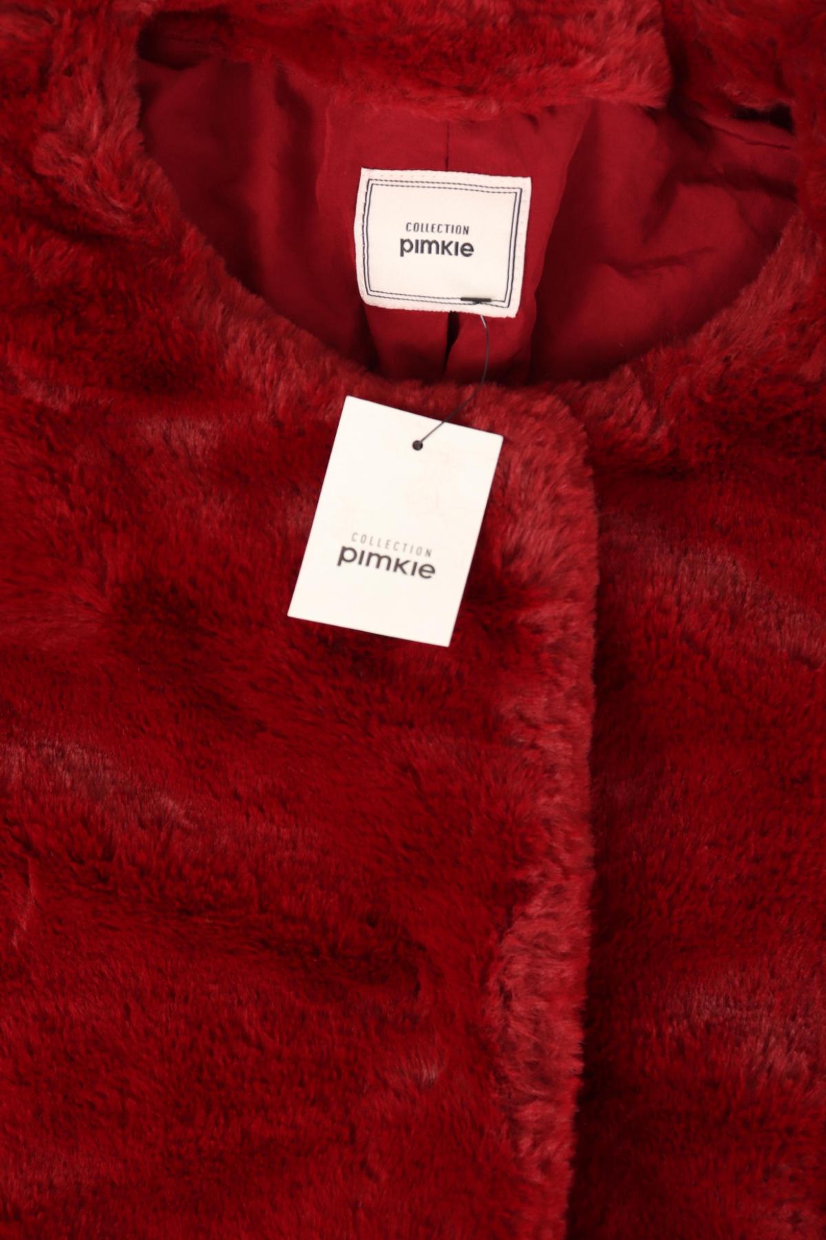 Палто с косъм PIMKIE4