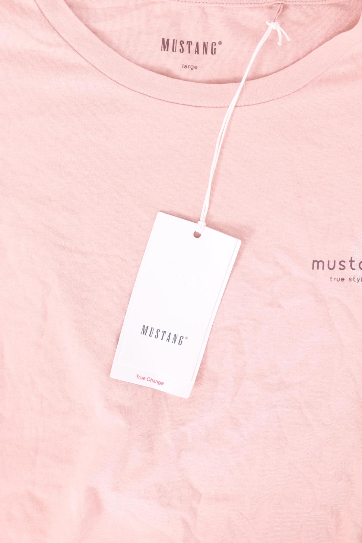 Тениска с щампа MUSTANG3