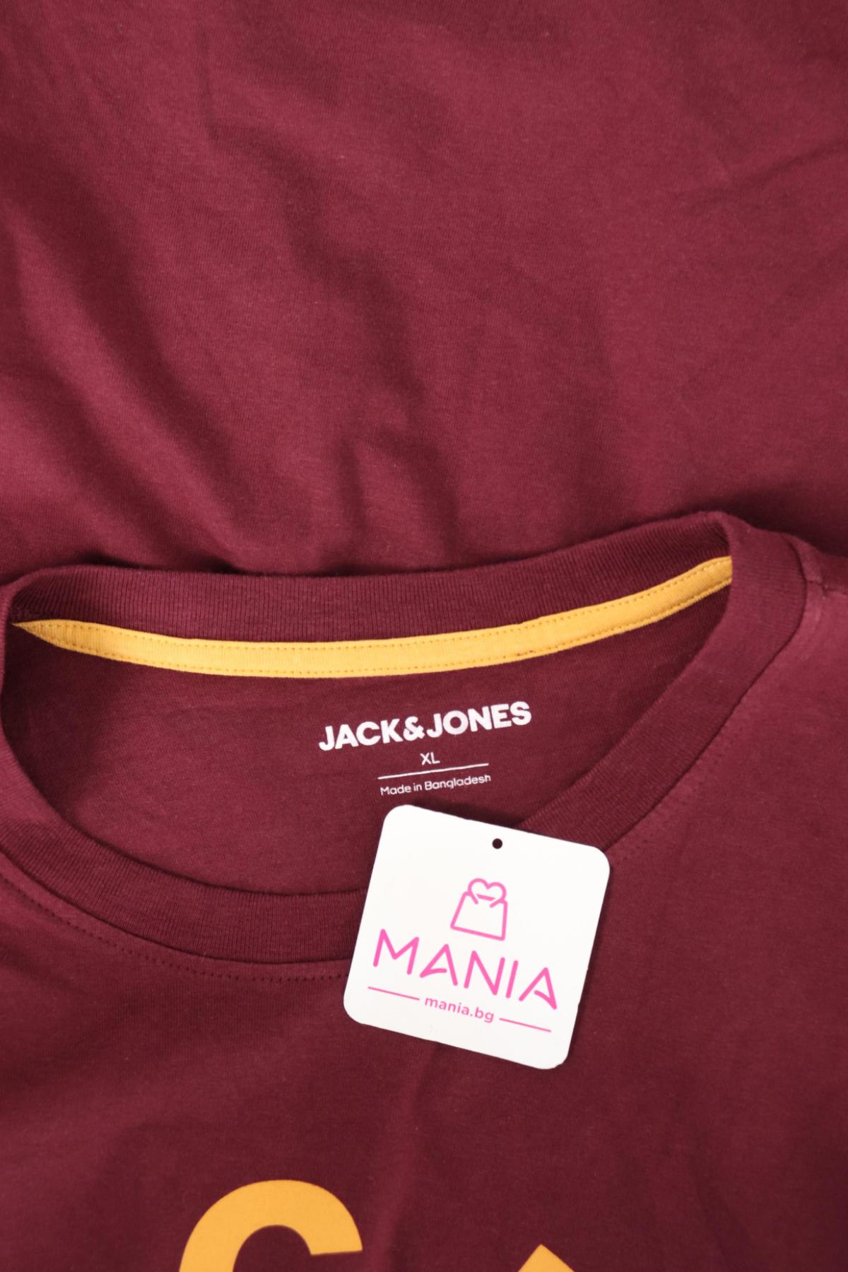 Тениска с щампа JACK & JONES3
